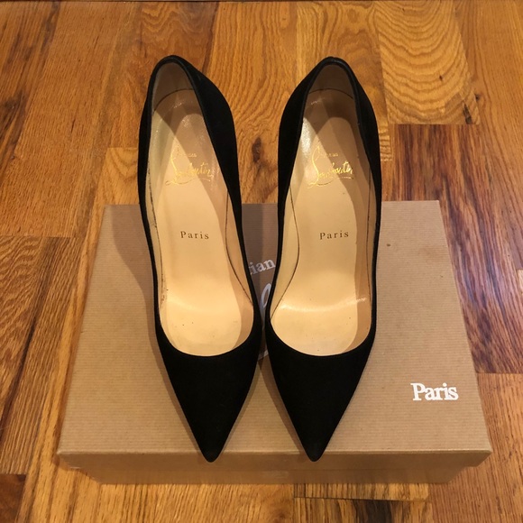 Christian Louboutin Shoes - Louboutin So Kate 120 Suede Pumps